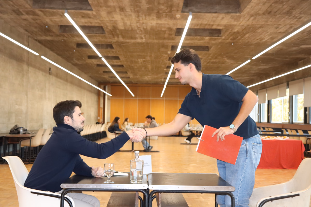 Participantes do EXUP num contexto profissional